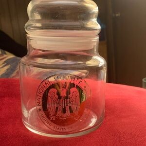Clear Glass Storage Jar with Seal